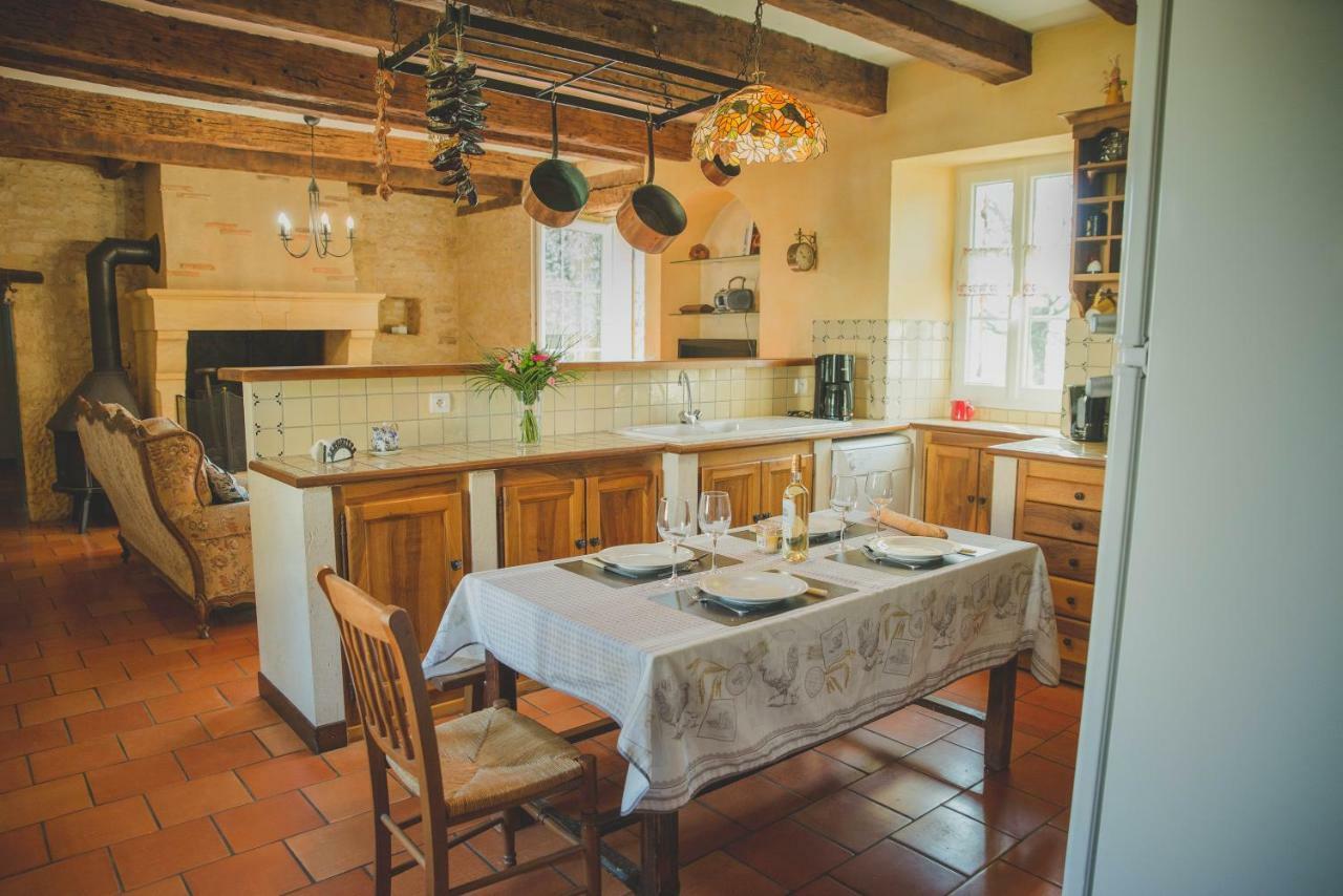La ferme de Bousserand Pontours Extérieur photo