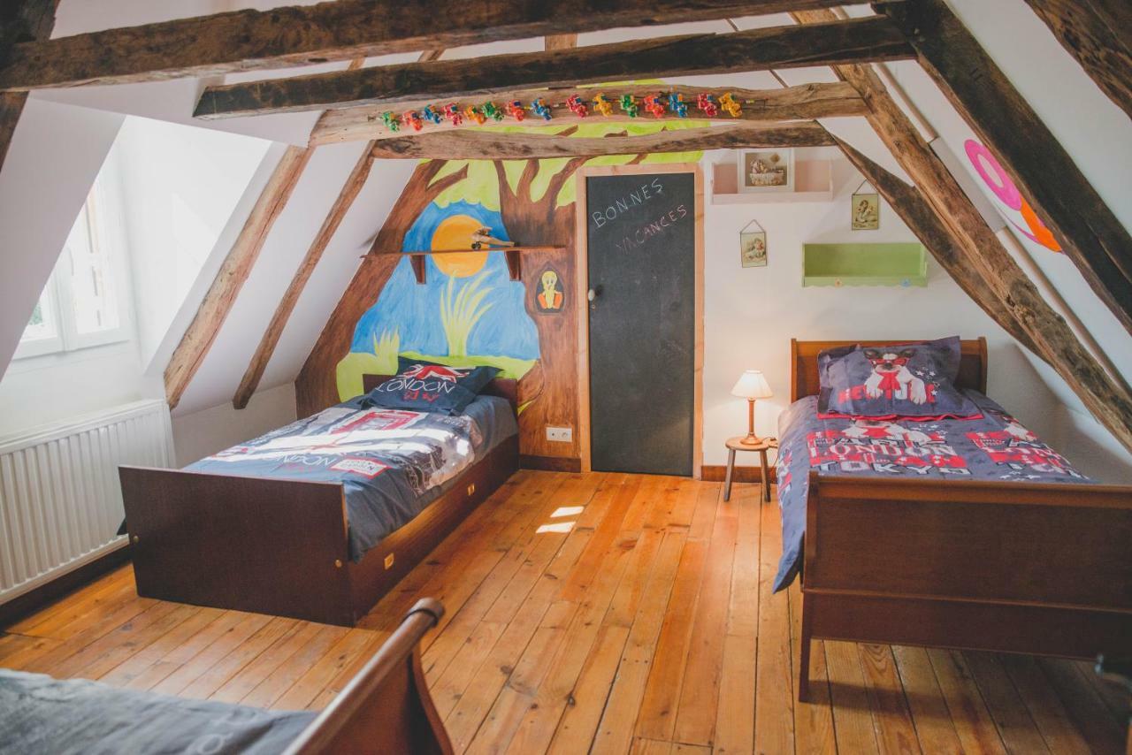 La ferme de Bousserand Pontours Extérieur photo